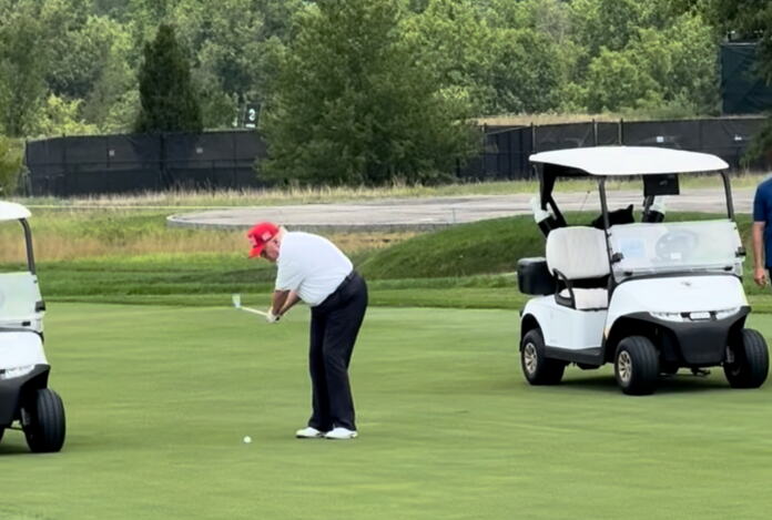 "TO SE ZOVE TALENAT, JA GA IMAM, ONI GA NEMAJU" Tramp se pohvalio da je osvojio turnir u golfu: "Pobedio sam" (VIDEO)
