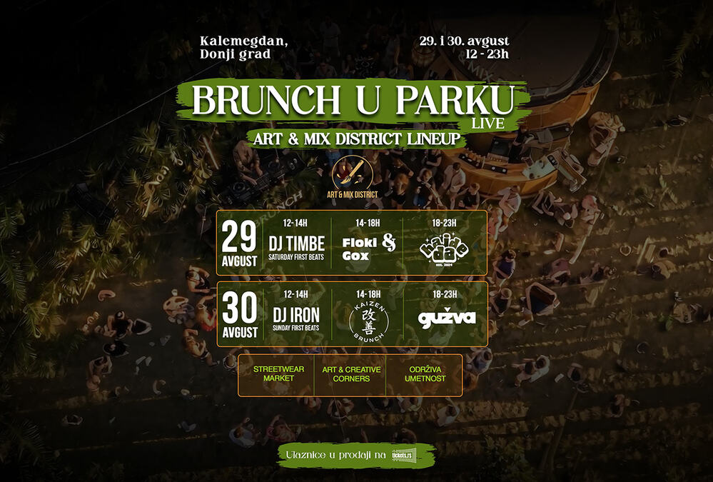 ART & MIX DISTRICT PRETVARA KALEMEGDAN U NAJVEĆI DNEVNI “DANCE FLOOR” OVOG LETA