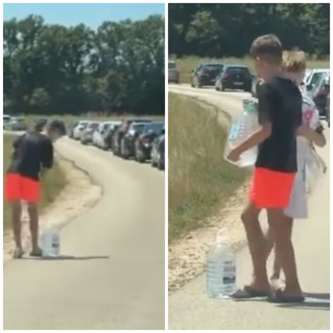 "Dok je ovakve dece, ima nade!": Dvojica dečaka uradila nešto čudesno na granici, snimak raznežio region