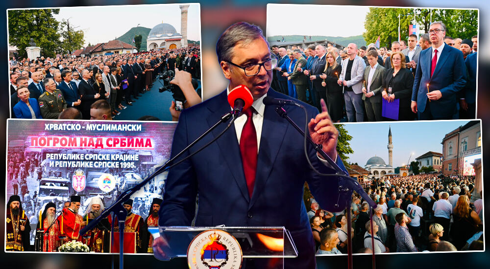"NE MOŽEMO DA SPUŠTAMO GLAVU PRED ISTINOM" Analitičari o Vučićevom govoru u Mrkonjić gradu i kulturi sećanja: "Dosta je bilo ćutanja o srpskim žrtvama"