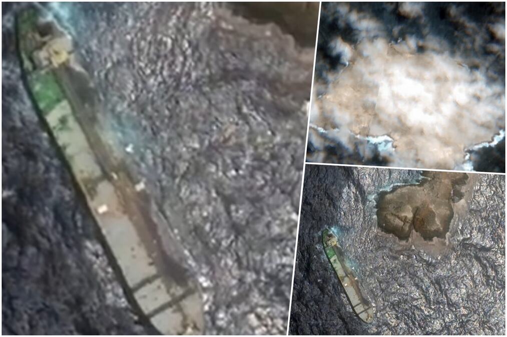 PRETI EKOLOŠKA KATASTROFA, UGROŽENE VRSTE U OPASNOSTI! Iz nasukanog ruskog tankera kod Omana curi nafta, mrlja prekrila 150 km2! Evo satelitskih snimaka! (FOTO)