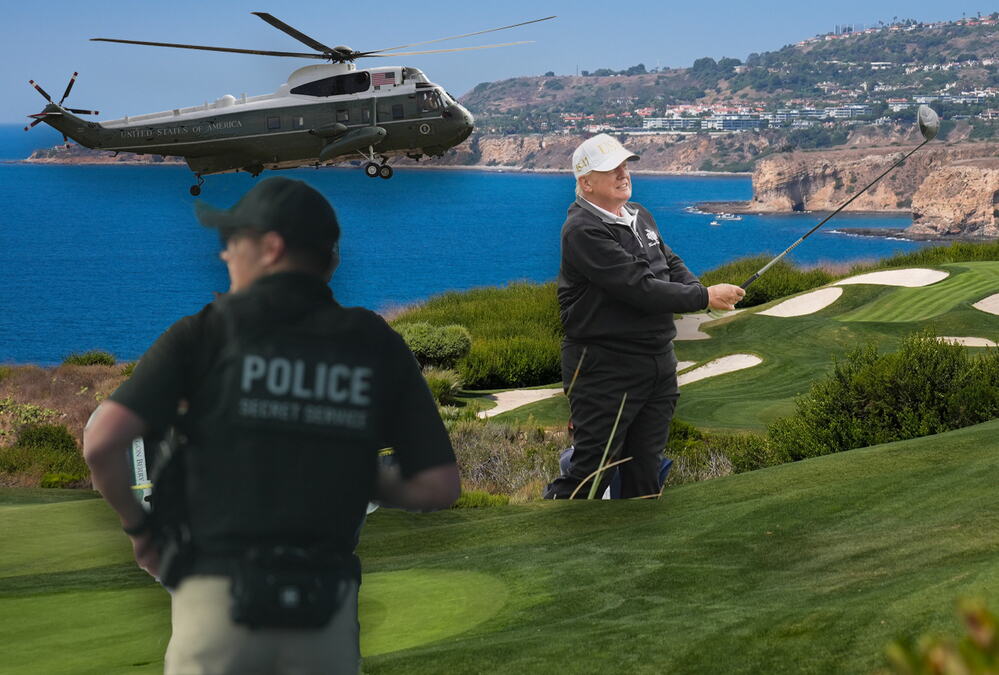 TRAMP O HAPŠENJU NAORUŽANOG MUŠKARCA NA GOLF TERENU: DEFINITIVNO SAM ZNAČAJAN! Osumnjičeni snimao agente pred dolazak šefa Bele kuće na imanje u Kaliforniji