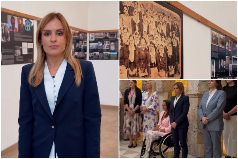 "Ovo je učionica u kojoj je prekinuto njihovo detinjstvo" Ministarka Stamenkovski u Prebilovcima, na mestu gde su ustaše bacile 800 Srba u jame (Video)