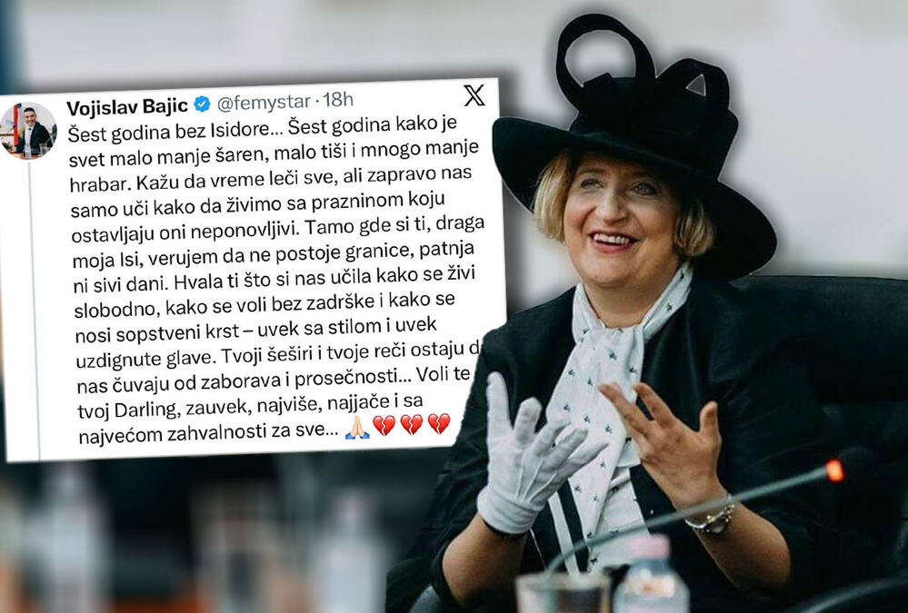 ŠEST GODINA BEZ ISIDORE BJELICE Dok su je mnogi zaboravili, on čuva uspomenu na svoju prijateljicu (FOTO)