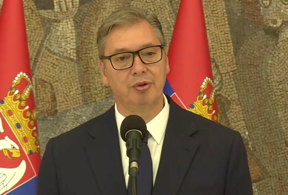 UŽIVO VUČIĆ SE OBRAĆA POSLE PRIJEMA U PALATI SRBIJA: Vi dokazujete da ljubav prema Srbiji nema granice!