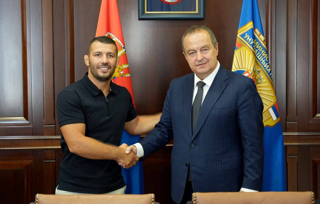 Ivica Dačić sa Davorom Šrefanekom: Razgovor o daljem unapređenju i razvoju sporta u policiji