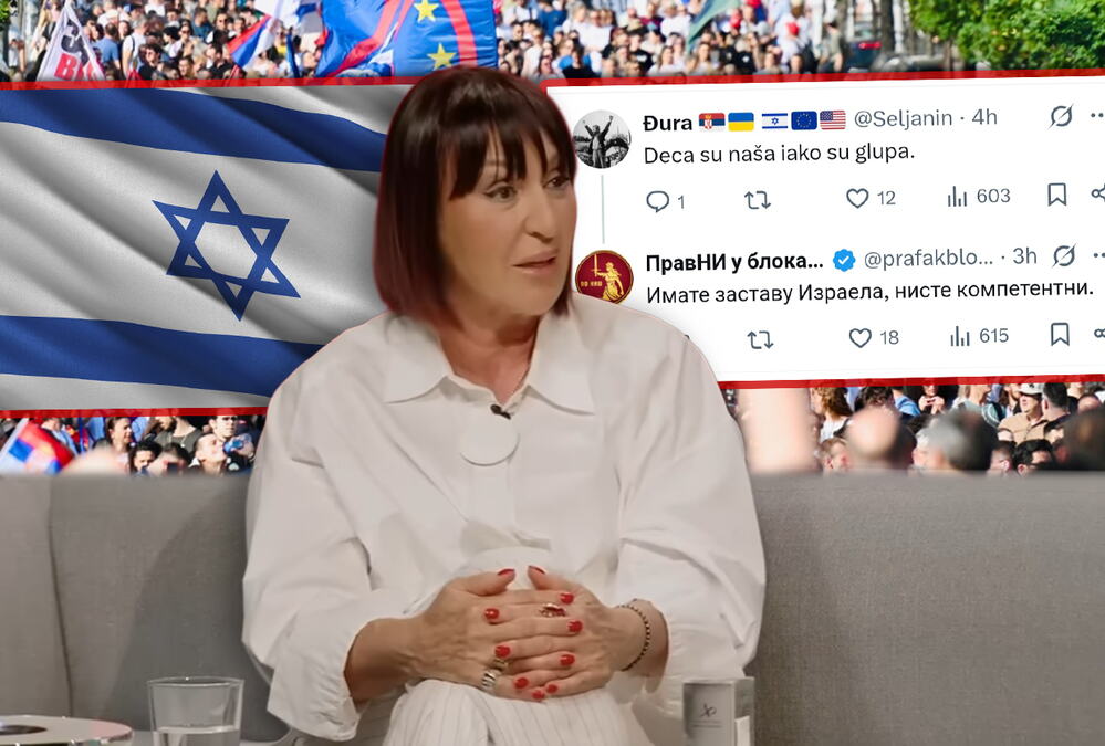 ANTISEMITIZAM BLOKADERA NA DELU! "Odjavili" sagovornika samo zbog zastave — Jasmina Paunović zaista predstavlja njihove vrednosti, nije greškom druga na listi!