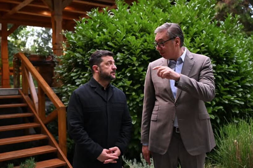VUČIĆ PRIREDIO VEČERU U ČAST VOLODIMIRA ZELENSKOG! Prva zvanična poseta predsednika Ukrajine Srbiji: Dvojica lidera razgovarala o saradnji dve zemlje (FOTO)
