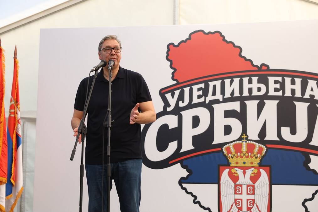 "SRBIJA MORA DA NASTAVI DA RADI JOŠ SNAŽNIJE I JOŠ VIŠE" Vučić u Belegišu: Hoćemo napredak naše zemlje, snažniju ekonomiju, da nam deca ostaju ovde (VIDEO)