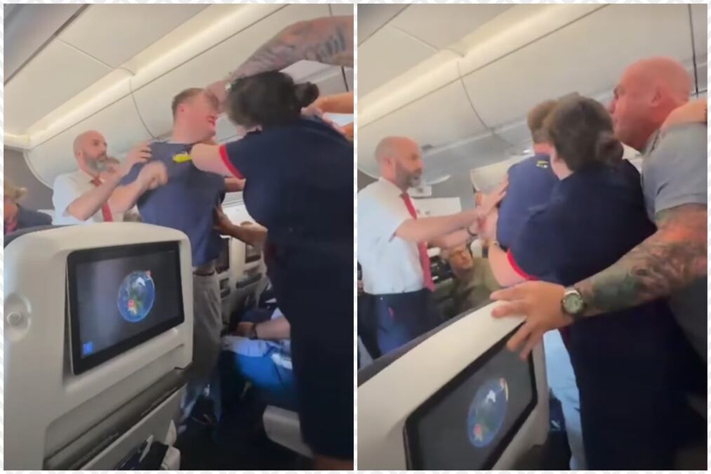 DRAMA U AVIONU! Putnik nasrnuo na stjuardesu i putnike, savladali ga pred poletanje (VIDEO)