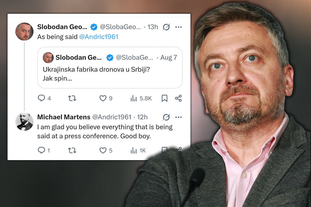 NEMAČKI NOVINAR POKLOPIO GEORGIEVA ZBOG FABRIKE DRONOVA! Blokaderski urednik tvrdi da je u pitanju "spin", dobio brutalan odgovor (FOTO)