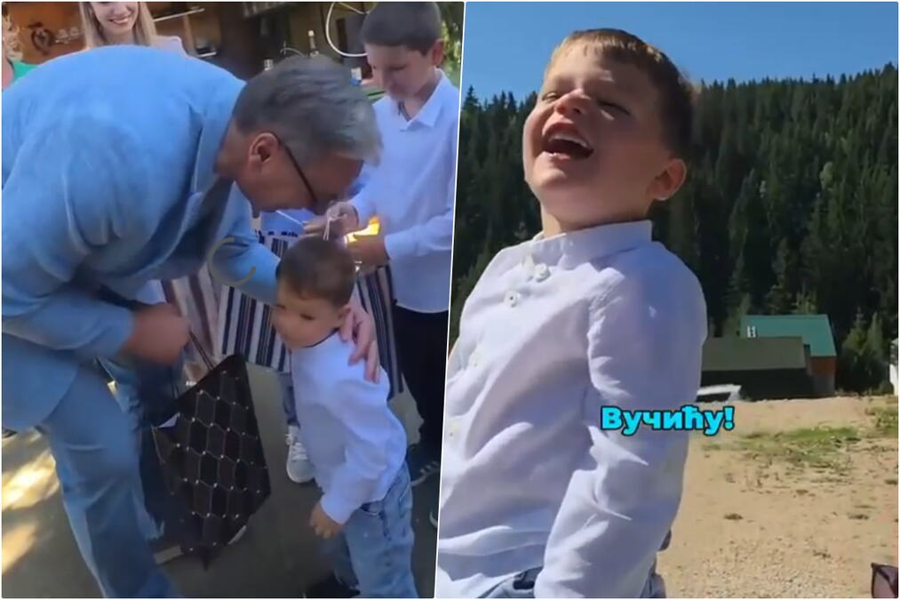 KAKVA SCENA: "TATA, SAD ĆE DA MI DOĐE VUČIĆ, OVDE KOD MENE!" Dečak iz Prijepolja jedva čekao da vidi Vučića (VIDEO)