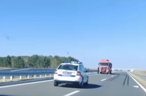 DRAMA NA PUTU ŠABAC - LOZNICA! Kamion išao kontrasmerom, policija brzo reagovala (VIDEO)