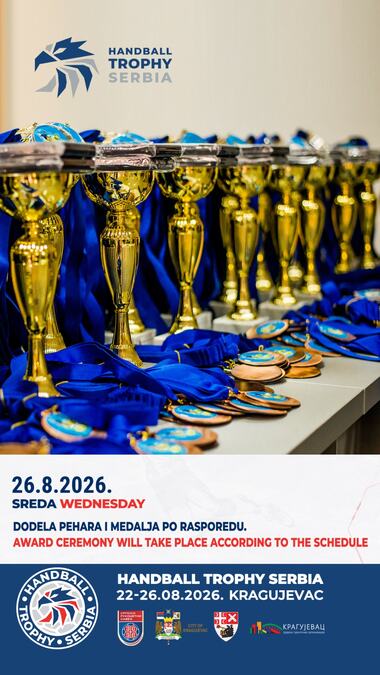 KRAGUJEVAC NAREDNIH DANA POSTAJE CENTAR RUKOMETA: U nedelju počinje "Trofej Srbije 2026"