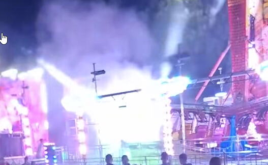 DRAMA NA VAŠARU U PRNJAVORU! Izbio požar na spravi "čekić", deca bežala u panici dok je kuljao dim (VIDEO)