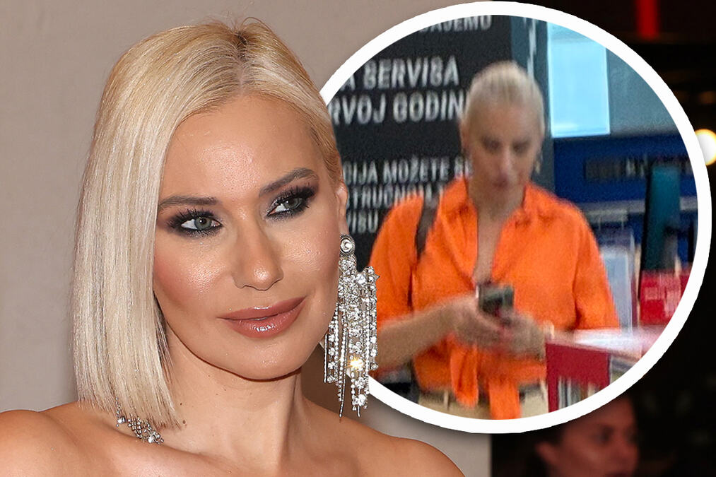 PRED KAMERAMA JE UVEK LEPA I NASMEJANA, A EVO KAKO IZGLEDA KADA MISLI DA JE NIKO NE SNIMA: Paparaco Marija Veljković u šopingu