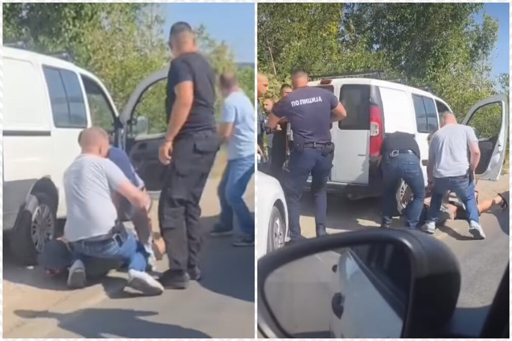 FILMSKO HAPŠENJE KOD ALEKSINCA! Osumnjičeni pokušao da se maskira ispod šešira i naočara - za njim RASPISANE 2 POTERNICE! Pogledajte kako je savladan (VIDEO)