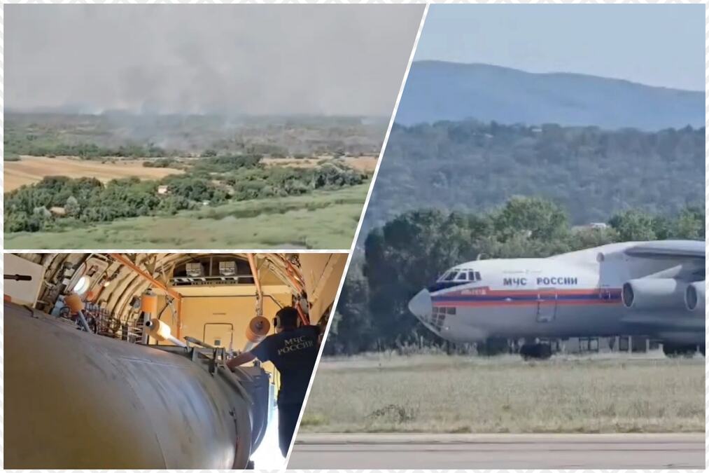Ruski džin prvi put gasio vatrenu stihiju na Stolovima: Iljušin u četiri naleta izbacio 168 tona vode (FOTO)(VIDEO)