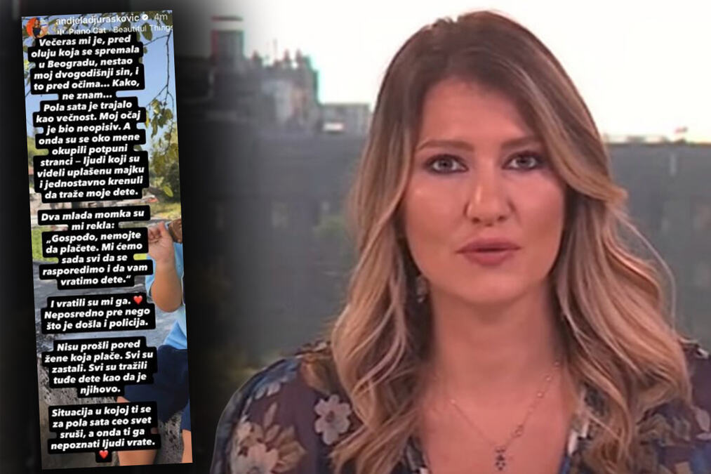 "PRED OČIMA MI JE NESTAO SIN (2)!" Poznata voditeljka doživela pakao u Beogradu: "Pola sata je trajalo kao večnost..."