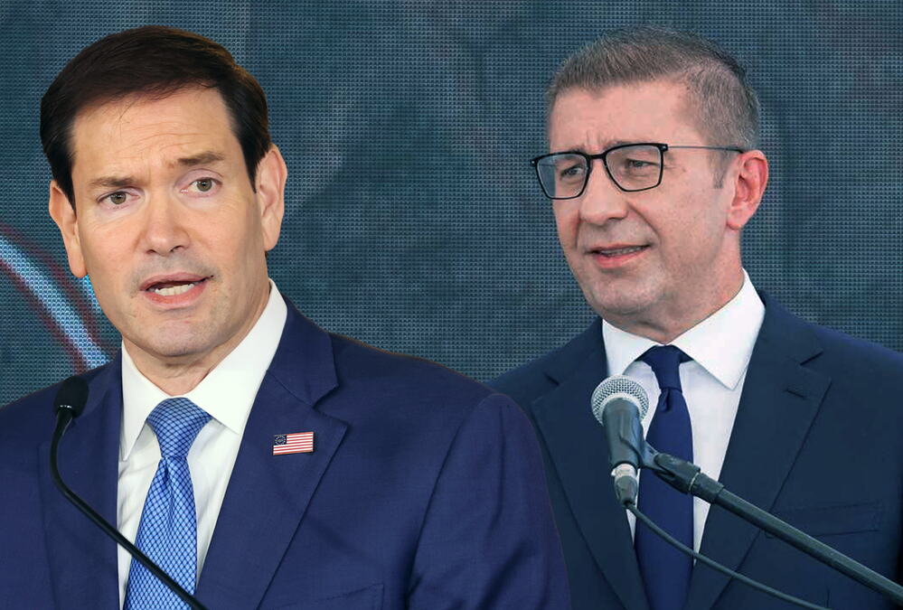 MICKOSKI RAZGOVARAO SA ŠEF STEJT DEPARTMENTA U NJUJORKU Premijer Severne Makedonije kazao Rubiju da je Skoplje stabilan i pouzdan saveznik Amerike