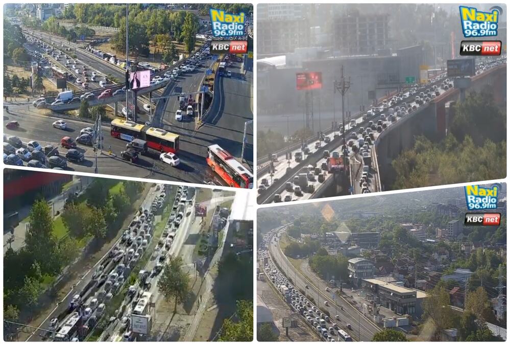 DUGE KOLONE KA NOVOM BEOGRADU I NA PLAVOM MOSTU: Gužve u jutarnjem špicu ima, ali ne i zastoja (FOTO)