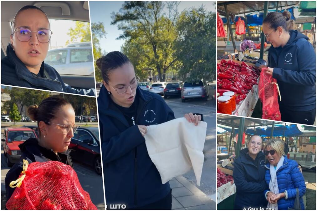 Sara Pavkov kupila 150 kilograma paprika za ajvar na pijaci