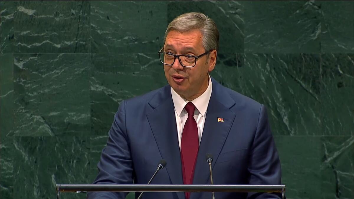 Vučićev govor u UN ocenjen kao istorijski; Selaković: predstavio Srbiju sa kičmom