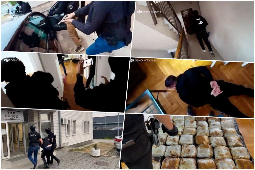 Policijska akcija u Obrenovcu: zaplenjeno 50 kilograma marihuane, uhapšene dve osobe.
