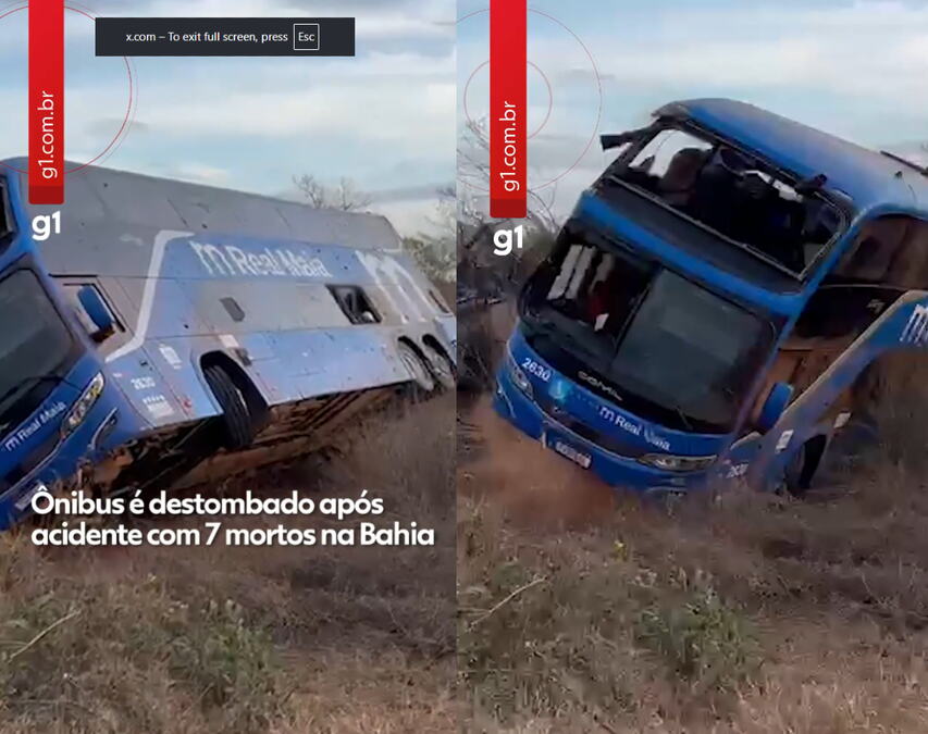 CRNI PETAK NA AUTO-PUTU U BRAZILU! Prevrnuo se autobus pun putnika: Najmanje osam mrtvih, među stradalima i dete - spasioci izvlačili tela iz olupine! (FOTO)
