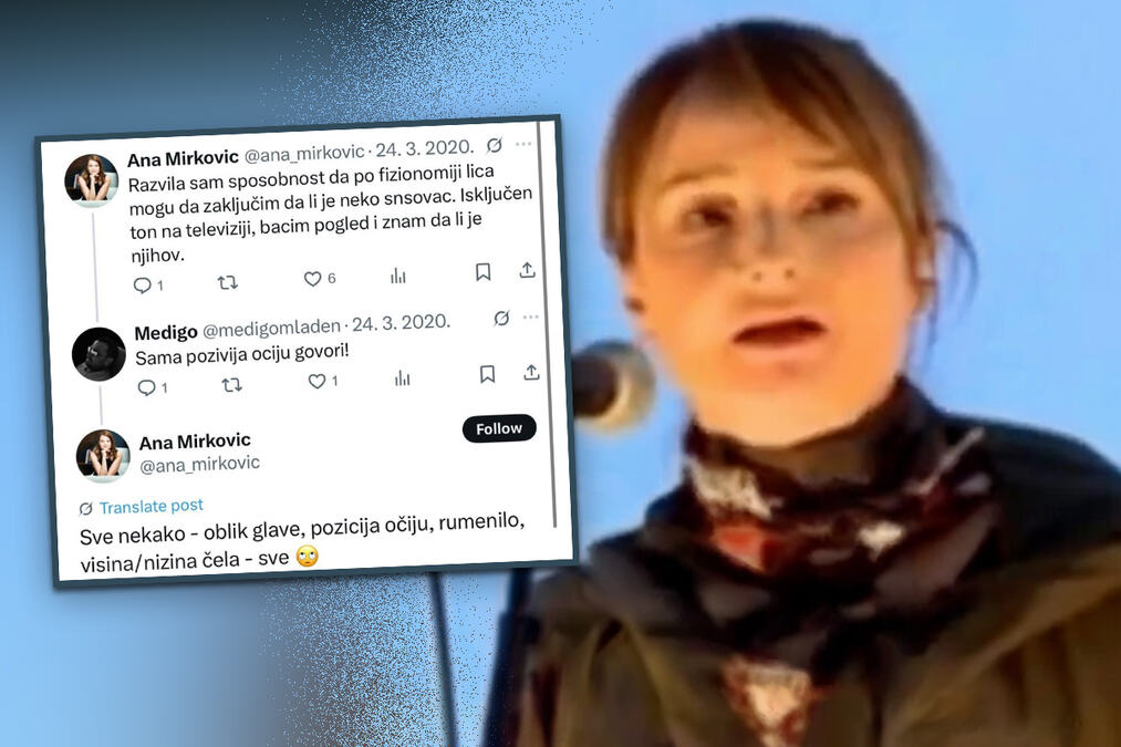 ONA ĆE DA PITA "KO TRUJE NAROD"?! Ana Mirković s tzv. studentske liste tvrdi da pristalice SNS-a prepoznaje po licu! TRUJE I DELI LJUDE GODINAMA (VIDEO) 