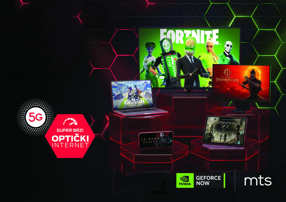 Mts uvodi NVIDIA GeForce NOW cloud gaming u svoju ponudu
