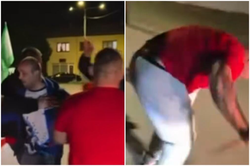 SNIMAK IZ BOSNE "ZAPALIO" BALKAN! Braća se biju nasred ulice zbog izbora, sevale motke i pesnice - Jedan za Bakira, drugi za SDP (VIDEO)