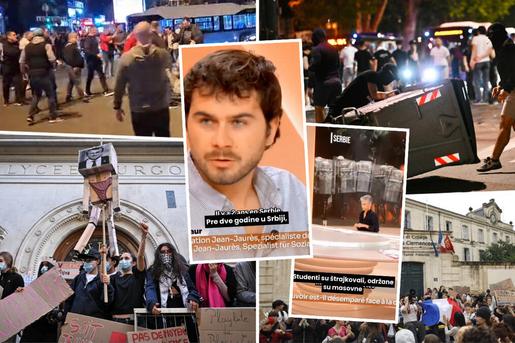 Gujon razotkrio ko podržava "studente"; Najgori neprijatelj Srba u Francuskoj je na njihovoj strani