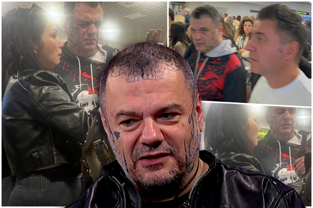 ACA AMADEUS NIGDE NE IDE BEZ DEVOJKE KOJOJ JE STAVIO SILIKONE! Utegla se u helanke, sve puca, a on ne skida pogled