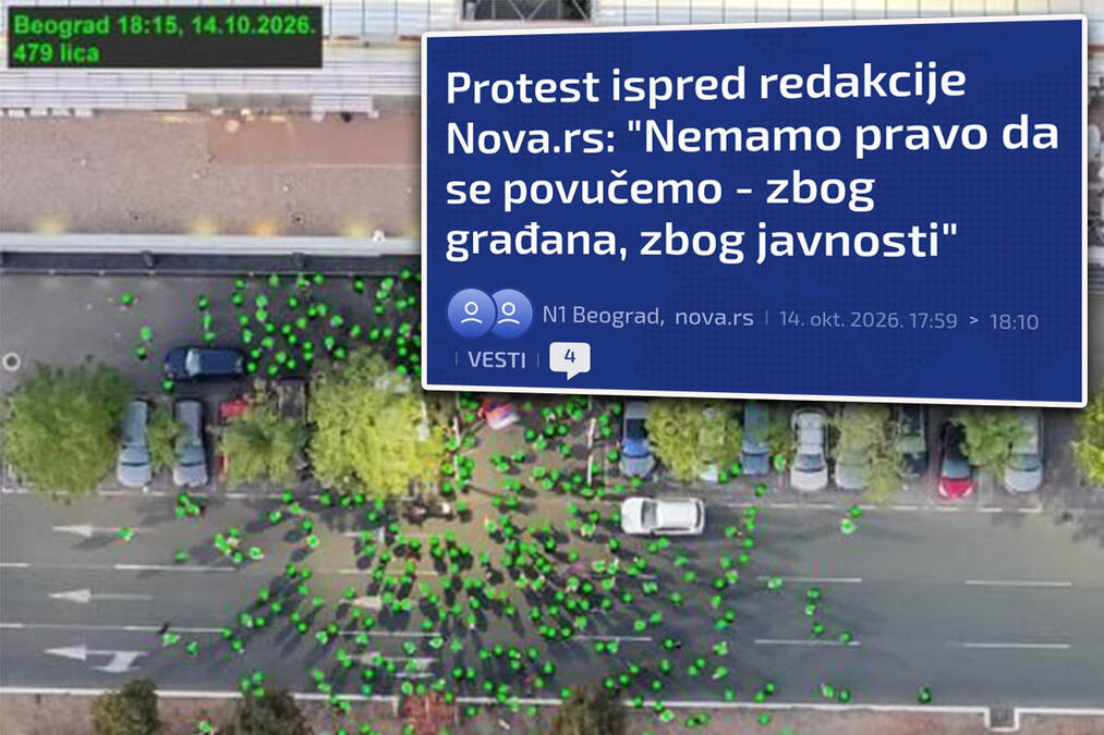 POTPUNO LUDILO! NISU OČEKIVALI OVOLIKI BROJ, A DOŠLO DA IH PODRŽI 479 LJUDI! Fijasko blokadera ispred "Nove": Nisu im došli ni članovi porodica! (FOTO)