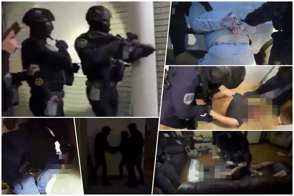 (VIDEO) OVAKO JE IZGLEDALA FILMSKA AKCIJA HAPŠENJE OZLOGLAŠENOG KLANA Pronađeni rokovnici sa planovima: Specijalci upali u cik zore, vračarce oborili na pod