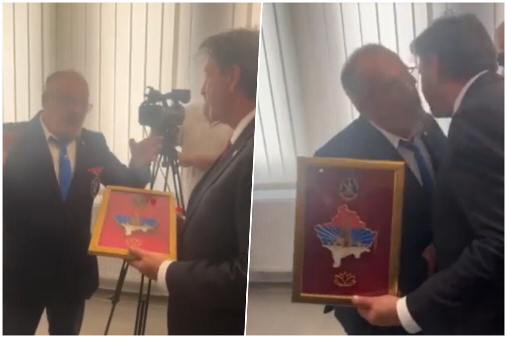 Emotivan govor predsednika Udruženja veterana Žandarmerije na otvaranju Doma boraca u Kruševcu: Ministru Gašiću uručio simboličan poklon uz jaku poruku