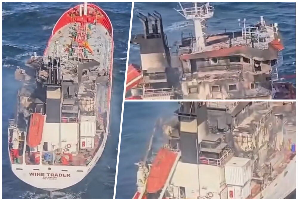 DRONOVI ZAPALILI TANKER U BLIZINI UŠĆA DUNAVA! Napad u srpskom komšiluku, u toku potraga za nestalim mornarima, moguće pokretanje člana 4 NATO ugovora? (VIDEO)