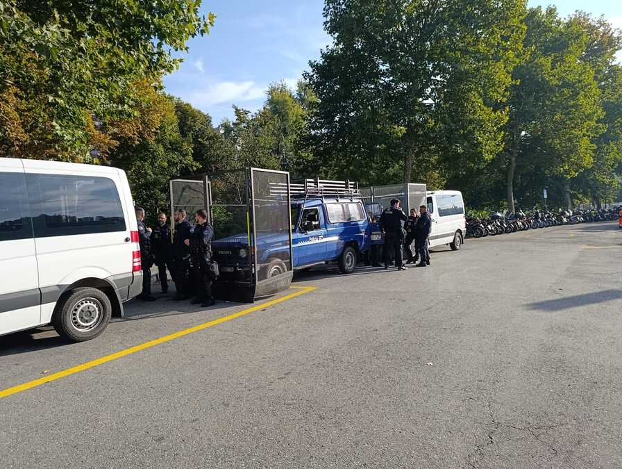 NEVEROVATNE SCENE U LUGANU: Zbog Zvezde angažovani specijalci iz Bazela, Ciriha i Ženeve