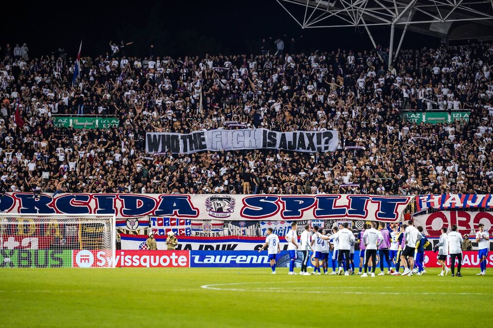 HAJDUK NIJE KAŽNJEN ZA VELIČANJE HITLERA! Nezapamćen skandal u režiji UEFA: Besramno blaga kazna za klub iz Splita!