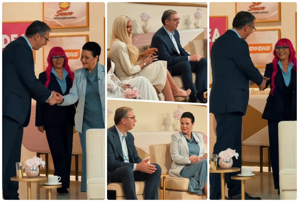 Vučić gostuje u emisiji "Magazin In" na TV Pink