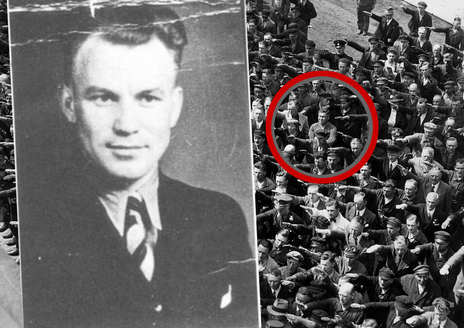 ČOVEK KOJI JE ODBIO DA POZDRAVI HITLERA! Čuvena fotografija obišla svet, a iza nje se krije tragična ljubavna priča: Zbog žene koju je voleo završio u nacističk