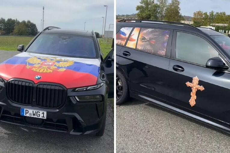 HRVATI POLUDELI ZBOG RUSKE ZASTAVE NA BMW! Nemac vozio auto-putem kod Slavonskog Broda, policija ga zaustavila, ono što su uradili ostavilo ga je u šoku (VIDEO)