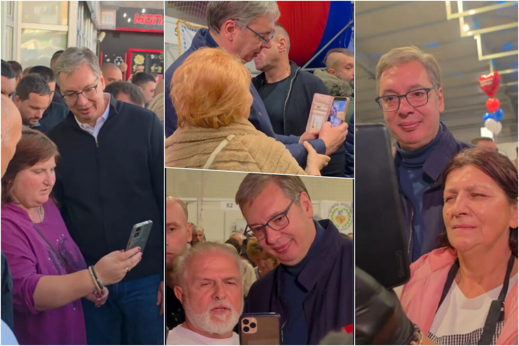 Vučić na Instagramu objavio snimke druženja sa građanima, ponekad i kao fotograf