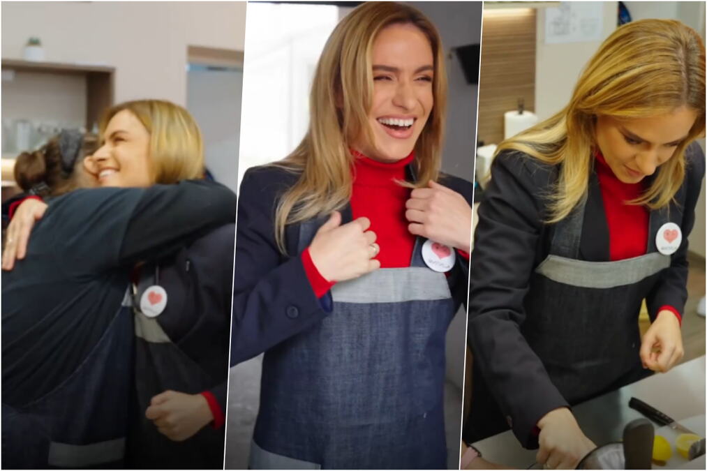 Ministarka Stamenkovski od rane zore u akciji: Stigla u Pančevo, spremala limunadu za mališane u Domu, pa krenula sa sve keceljom (VIDEO)