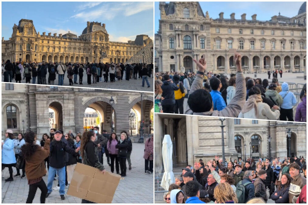 DEMONSTRANTI BLOKIRAJU LUVR, TURISTI IM POKAZUJU SREDNJI PRST! "Žuti prsluci" spremaju "DRUGI ČIN" protesta, zabrana skupova u Marseju, Makron kod Arapa (VIDEO)