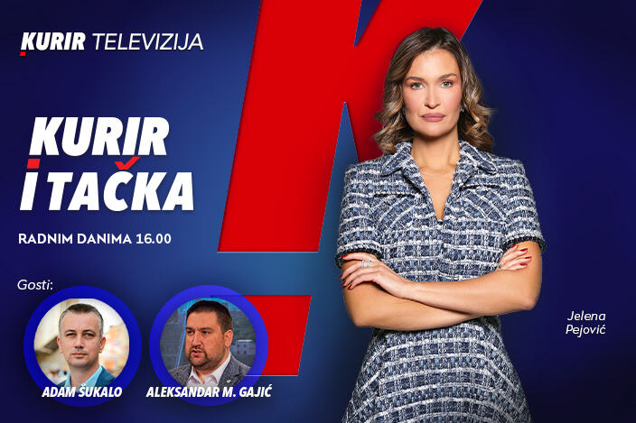 DANAS OD 16.00 u studiju Kurir televizije, u emisiji „Kurir i tačka“, o aktuelnim dešavanjima na političkoj sceni govore Adam Šukalo i Aleksandar M. Gajić