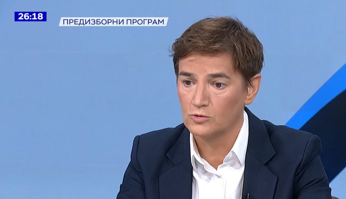 "SAMO 'UJEDINJENA SRBIJA' IMA PLAN ZA RAZVOJ U OBLASTI DIGITALIZACIJE" Brnabić: U oblasti razvoja veštačke inteligencije smo u prvih 1/3 svetskih zemalja