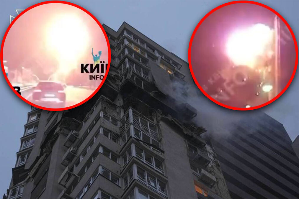 DIREKTAN POGODAK U STAMBENU ZGRADU OD 24 SPRATA U KIJEVU! Ima mrtvih, prvi snimci ruskog udara u okrugu Svjatošinski, Kličko se hitno oglasio (FOTO, VIDEO)
