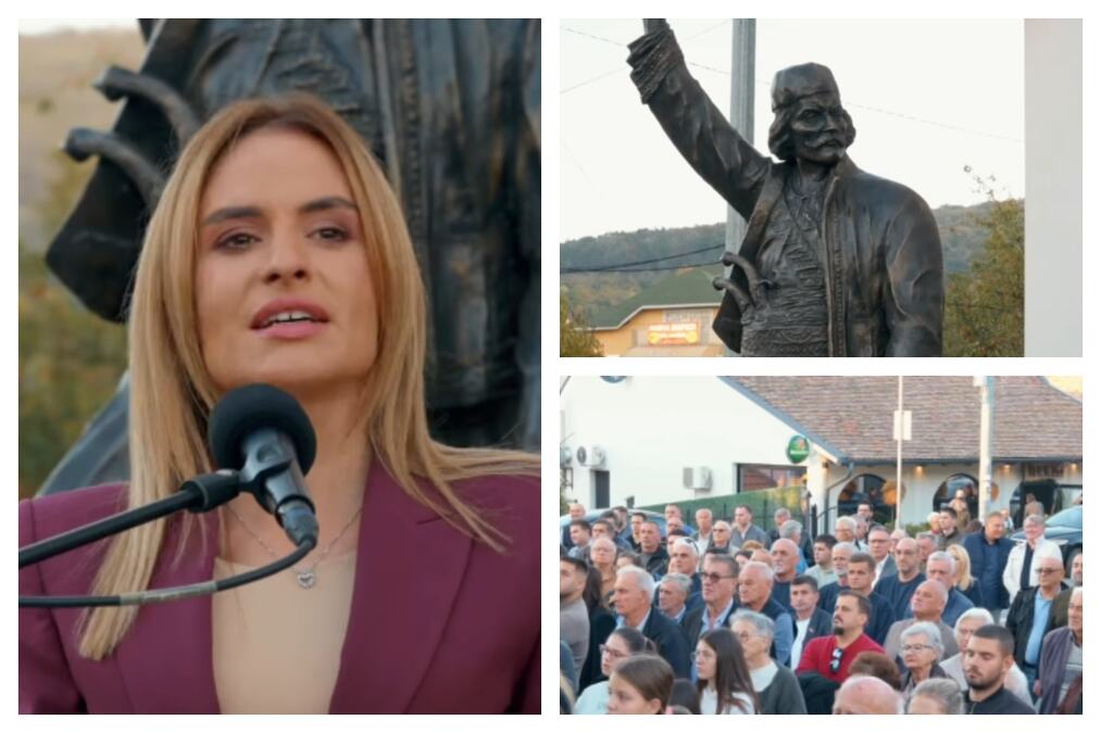 "Ovo ostaje za unuke vaših unuka!" Govor ministarke Stamenkovski na otkrivanju spomenika Vasi Čarapiću (VIDEO)